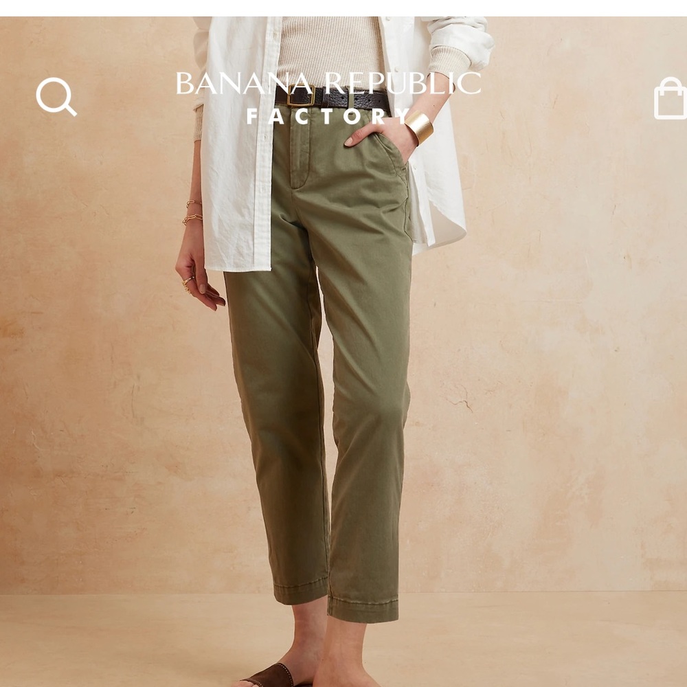 SLIM FLAT FRONT CHINO